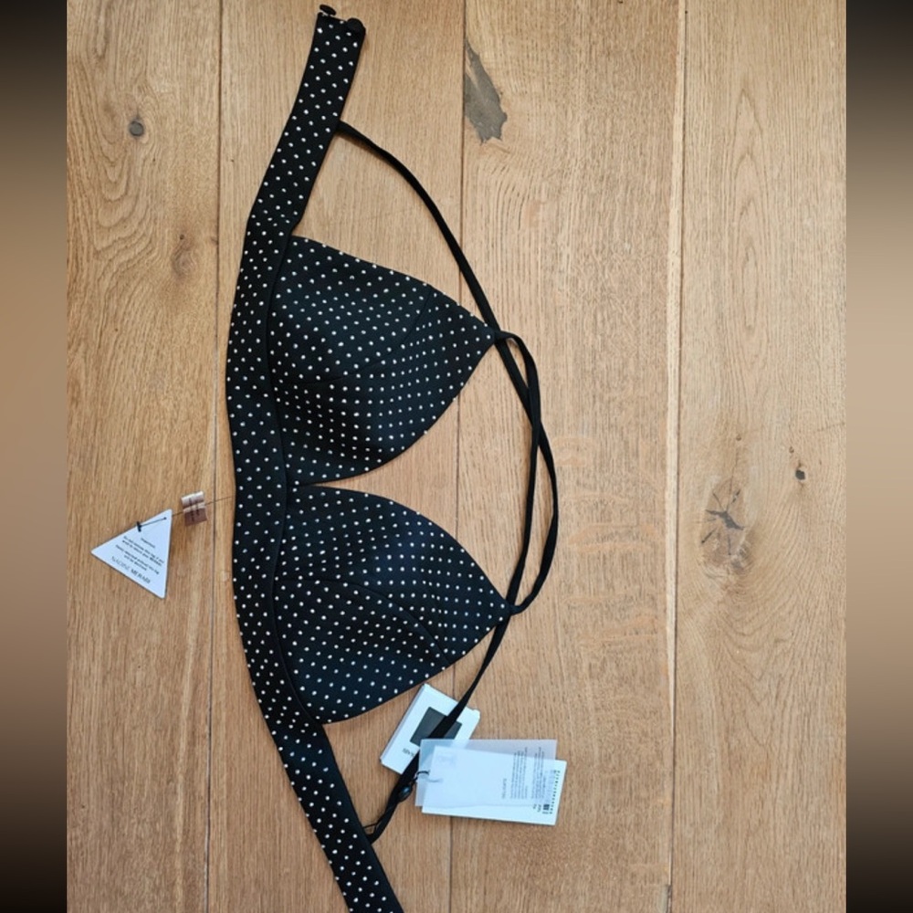 BRAND NEW Nadine Merabi Size Small - S - Kira Black Bra Top - perfect for NYE!
